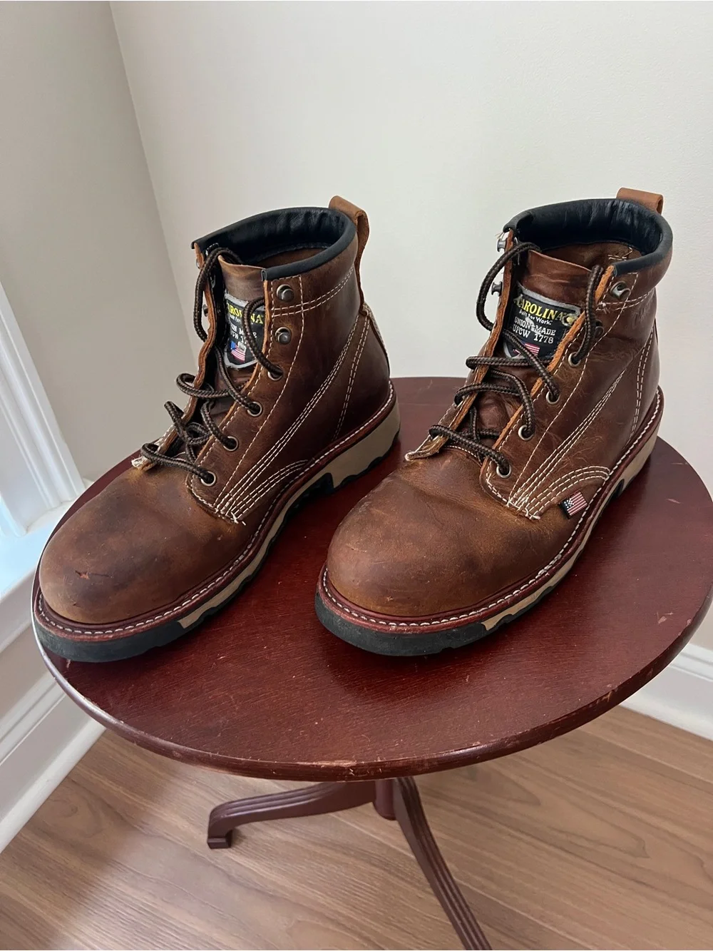 Carolina Boots Ferric Brown Steel-Toe 6